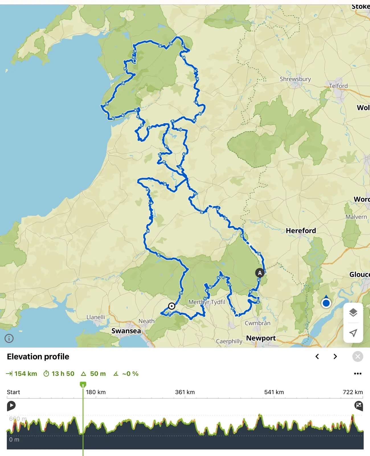 Mountains of the Merfynion parcours