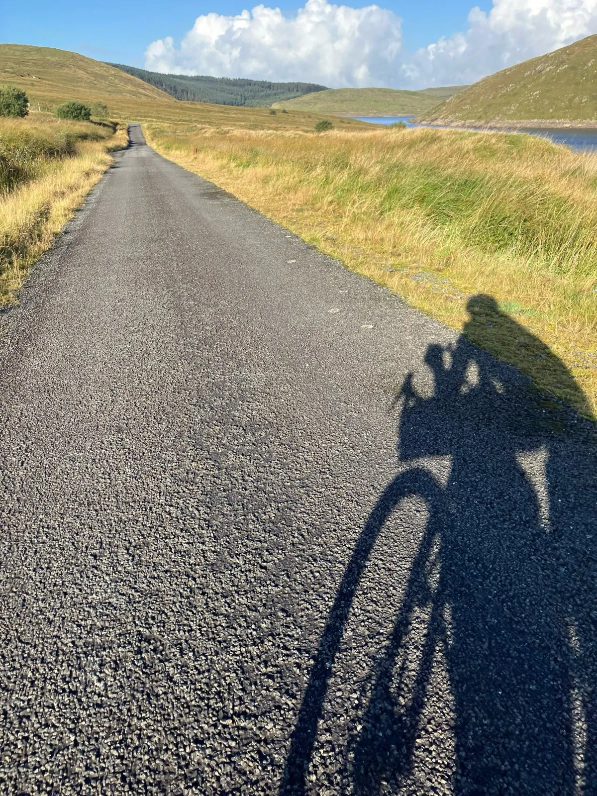 A novelty of flat terrain - around Nant y Moch reservoir 