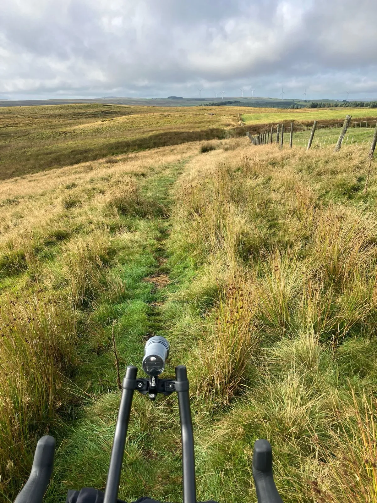 One of the better off road sections on Day4 - there was a path at least!