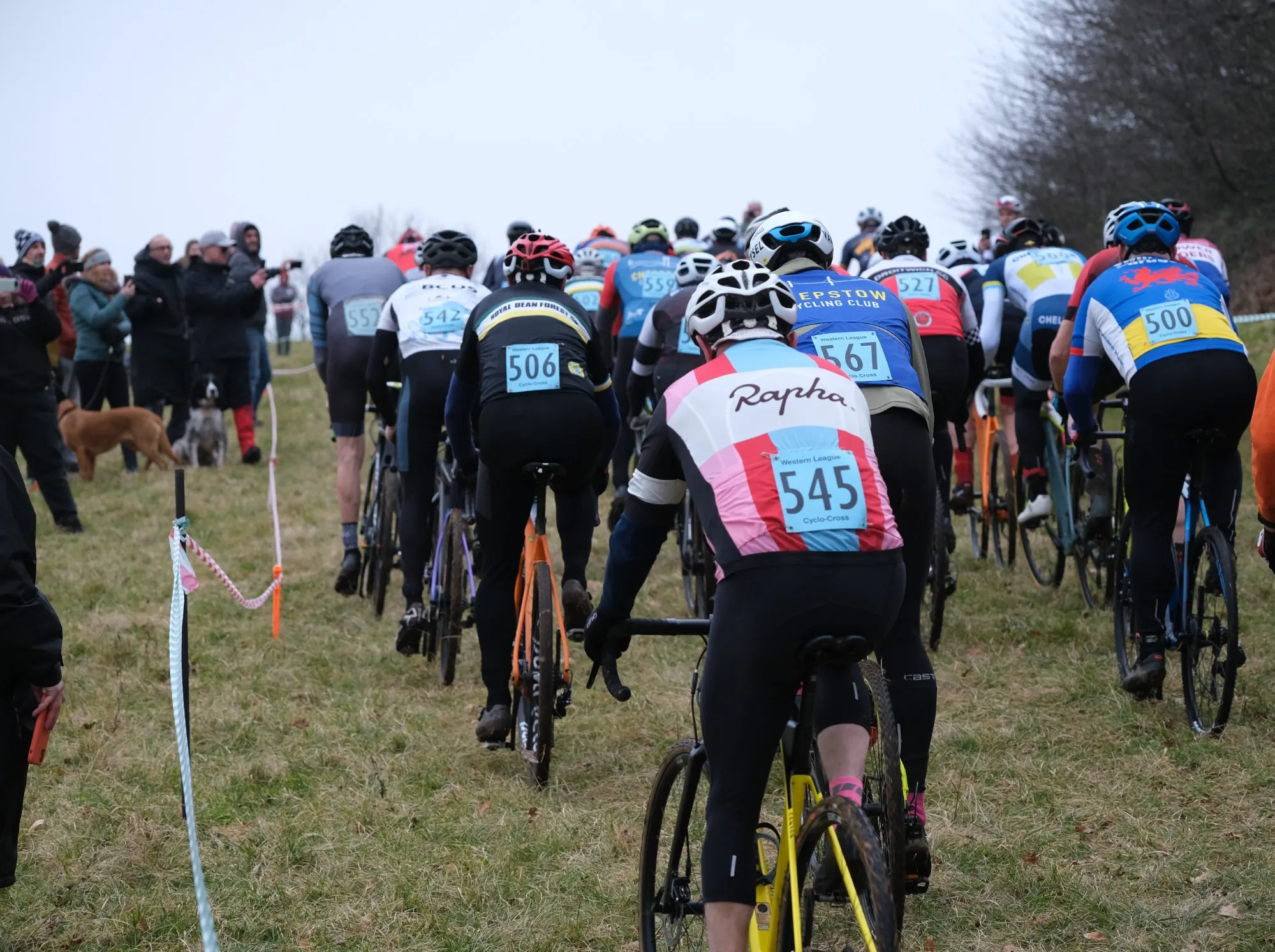 Start of a CX race
